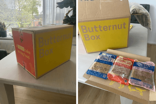 Butternut box bestelling binnen
