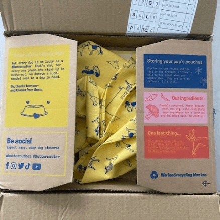 unboxing butternut box