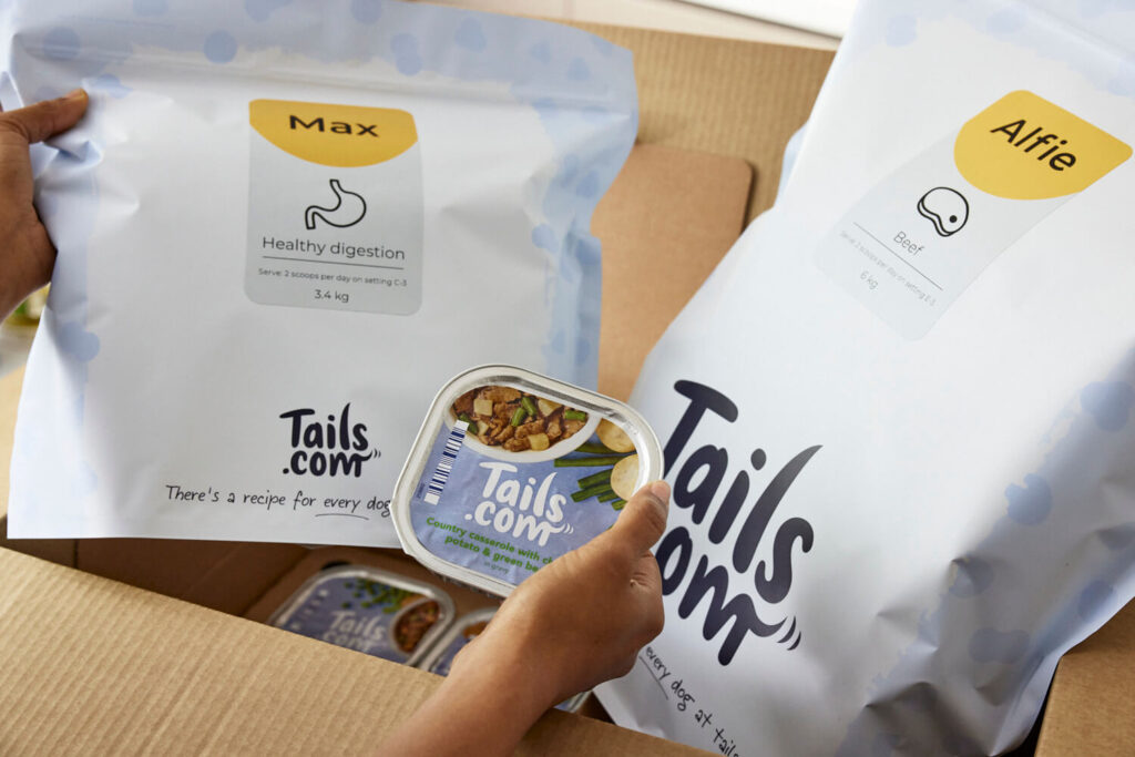 Tails dog food