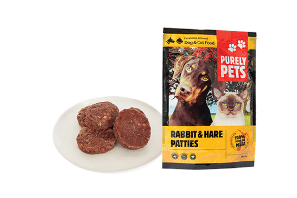 Purely pets dog food