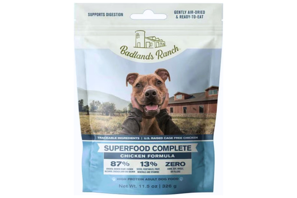Dog food from Badlands Ranch