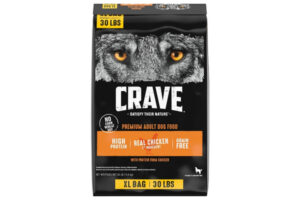 Dog food from Crave
