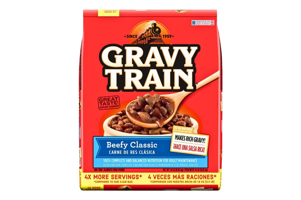 Dog food from Gravy Train
