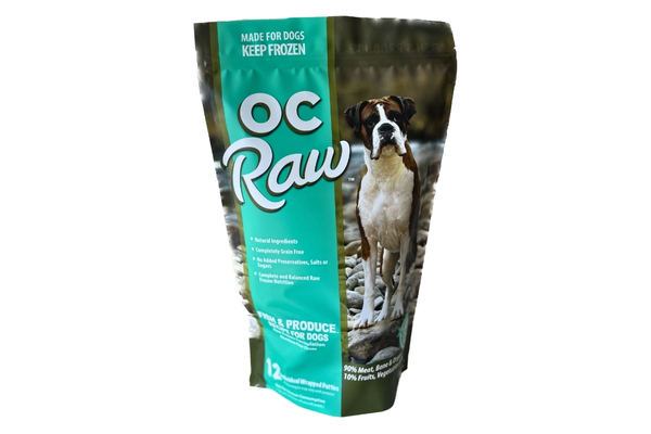 Dog food from Oc Raw