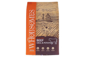 Dog food from Wholesomes